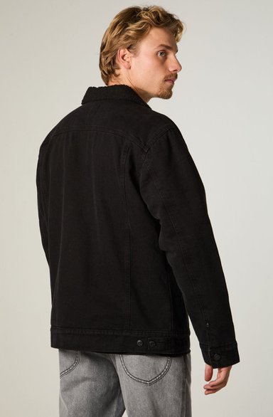 CHAQUETA HOMBRE REGULAR NEGRO SHERPA RIDER - 4