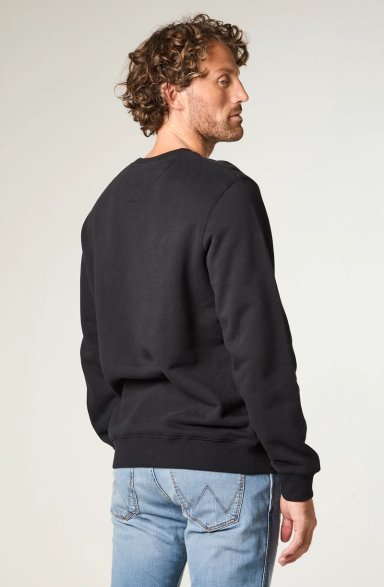 POLERON HOMBRE CREWNECK GRAPHIC REGULAR FIT NEGRO - 4