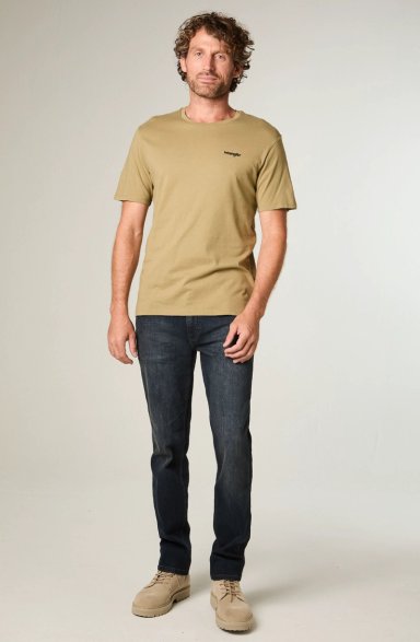 POLERA HOMBRE GRAPHIC REG TEE REGULAR FIT VERDE MILITAR - 2