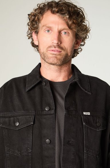 CHAQUETA HOMBRE TRUCKER DENIM REGULAR FIT NEGRO - 3
