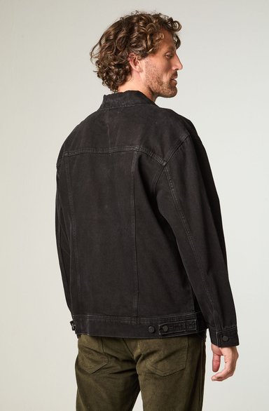CHAQUETA HOMBRE TRUCKER DENIM REGULAR FIT NEGRO - 4