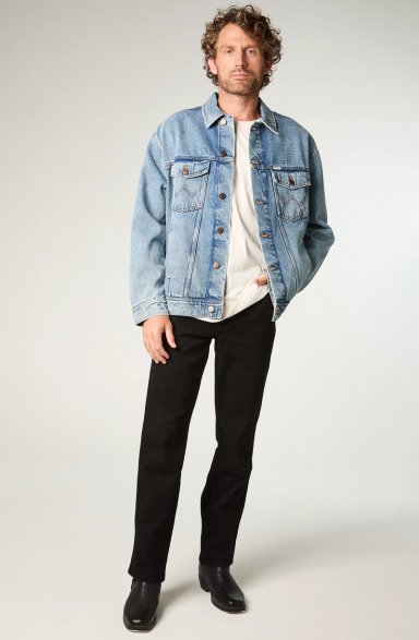 CHAQUETA HOMBRE SHERPA DENIM REGULAR FIT CELESTE - 3
