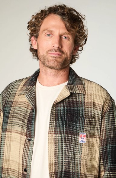 SOBRECAMISA HOMBRE LS RESORT OVERSIZE FIT VERDE MILITAR - 3