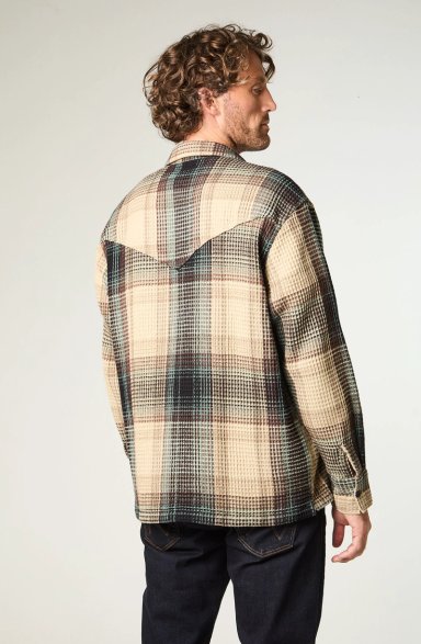 SOBRECAMISA HOMBRE LS RESORT OVERSIZE FIT VERDE MILITAR - 4