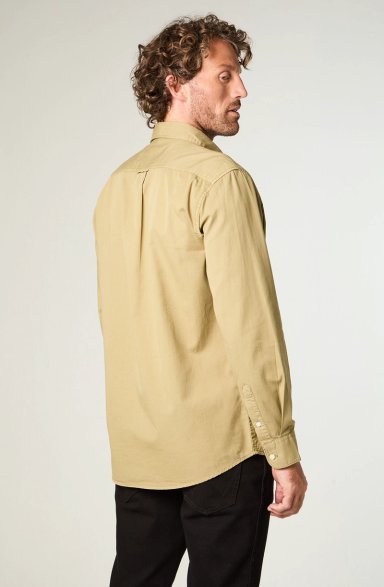 CAMISA HOMBRE LS NO POCKET REGULAR FIT VERDE - 4