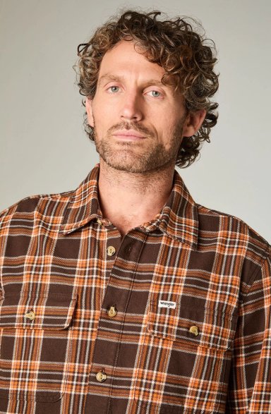 SOBRECAMISA HOMBRE UTILITY OVERSHIRT OVERSIZE CAFE - 3