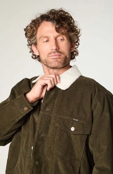 CHAQUETA HOMBRE SHERPA COTELE REGULAR FIT VERDE - 3