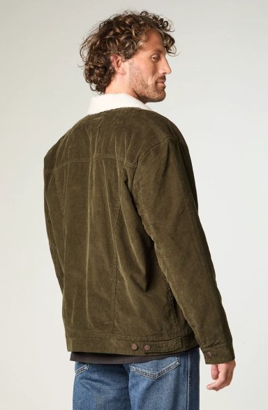 CHAQUETA HOMBRE SHERPA COTELE REGULAR FIT VERDE - 4