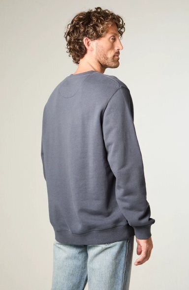 POLERON HOMBRE CREWNECK GRAPHIC REGULAR FIT GRIS - 4