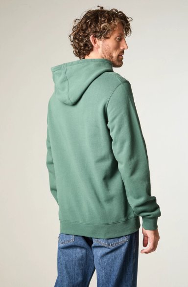 POLERON HOMBRE HOODIE REG REGULAR FIT VERDE - 4