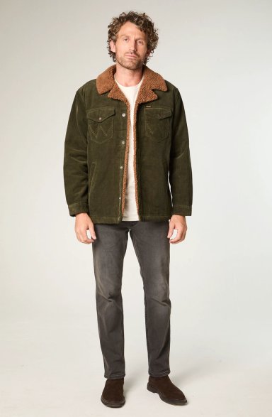 CHAQUETA HOMBRE WRANGE COAT REGULAR FIT VERDE OSCURO - 2