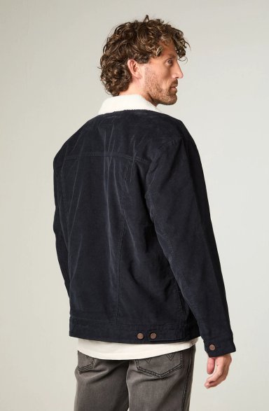 CHAQUETA HOMBRE SHERPA COTELE REGULAR FIT AZUL - 4