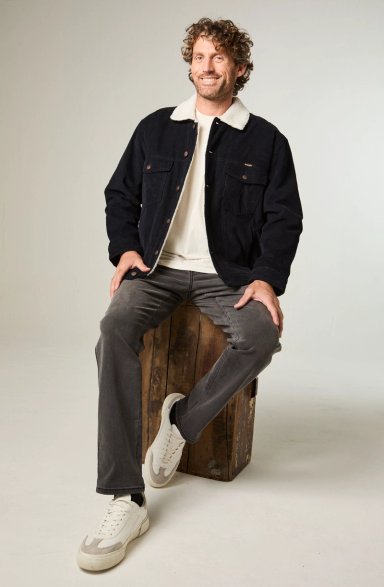 CHAQUETA HOMBRE SHERPA COTELE REGULAR FIT AZUL - 5