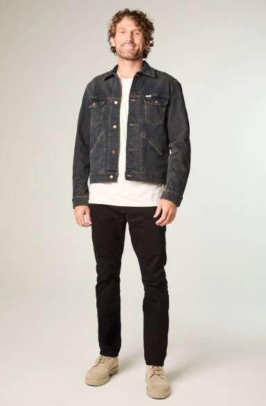 CHAQUETA HOMBRE 124MJ DENIM REGULAR FIT AZUL OSCURO - 2