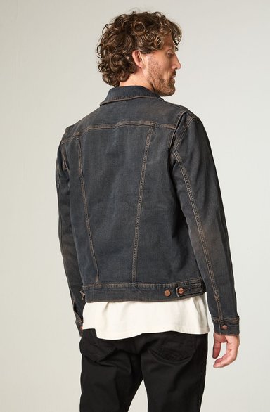 CHAQUETA HOMBRE 124MJ DENIM REGULAR FIT AZUL OSCURO - 4