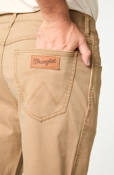 PANTALON HOMBRE GREENSBORO TWILL STRAIGHT TIRO MEDIO CAMEL - 4