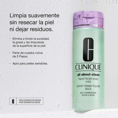 LIMPIADOR CORPORAL CLINIQUE JABÓN LÍQUIDO PIELES MIXTAS SECAS 200 ML - 2