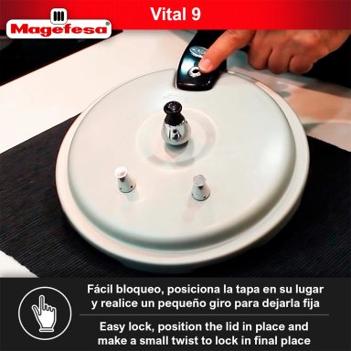 OLLA A PRESIÓN MAGEFESA VITAL 9 L - 4
