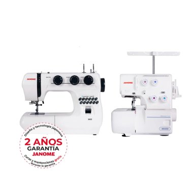 MAQUINA DE COSER JANOME 3022 + MY8002D - 1