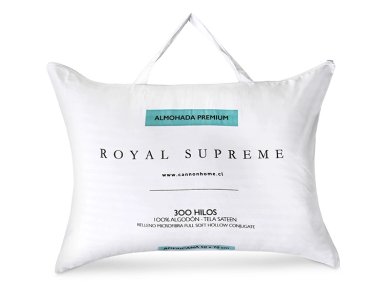 ALMOHADA ROYAL SUPREME BY CANNON PREMIUM 70 X 50 CM ALGODÓN MICROFIBRA BLANCO - 1