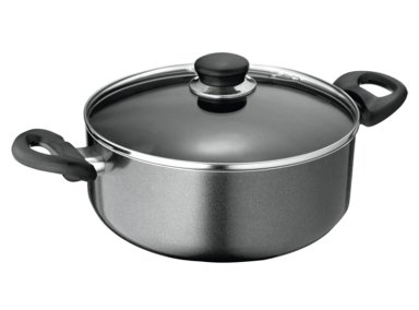 OLLA CACEROLA FANTUZZI GOURMET ANTIADHERENTE 26 CM NEGRO 7 L - 1