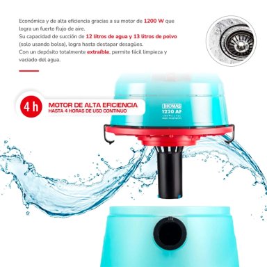 ASPIRADORA TRINEO THOMAS AQUAFILTER TH-1220AF - 3