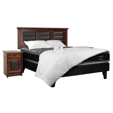 CAMA EUROPEA CELTA TERAPEUTIC 2 PL + TEXTIL + MUEBLES VILLAREAL - 1