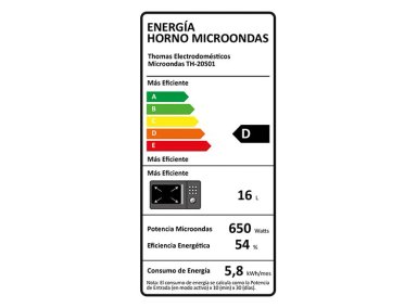 MICROONDAS THOMAS ESPEJADO TH20S01 - 8