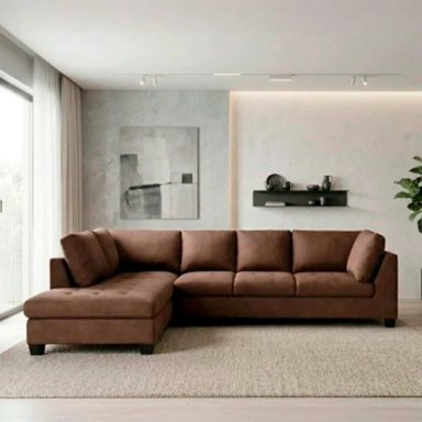 SOFA SECCIONAL IZQUIERDO RIPLEY HOME PIRLO CAFE 5C - 1