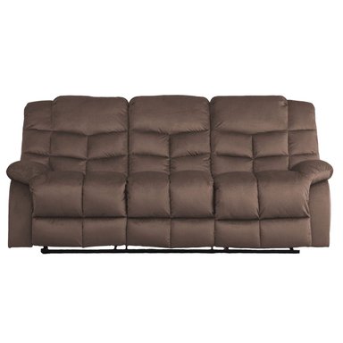 SOFÁ RIPLEY HOME RECLINABLE NEW YOZ 3 CUERPOS CAFÉ CHOCOLATE - 2