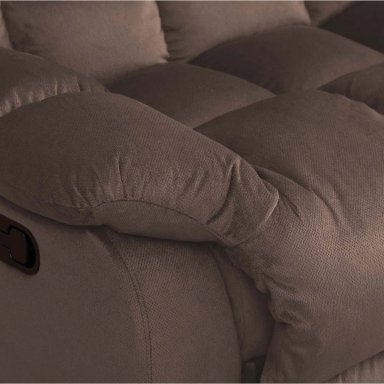 SOFÁ RIPLEY HOME RECLINABLE NEW YOZ 3 CUERPOS CAFÉ CHOCOLATE - 6