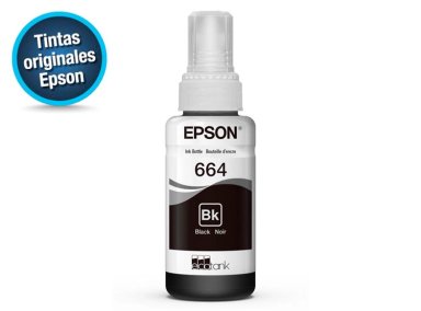 TINTA EPSON T664120-AL L200 - BLACK INK - 1