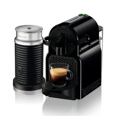 COMBO CAFETERA NESPRESSO CÁPSULA INISSIA D40 NEGRA + ESPUMADOR LECHE - 2