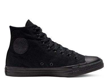 ZAPATILLAS UNISEX CONVERSE URBANAS NEGRO CHUCK TAYLOR ALL STAR HI MONOCHROME - 1