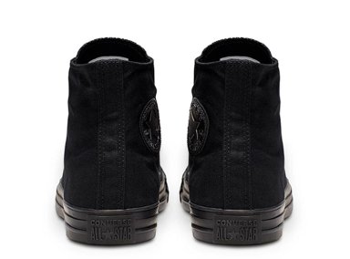 ZAPATILLAS UNISEX CONVERSE URBANAS NEGRO CHUCK TAYLOR ALL STAR HI MONOCHROME - 6