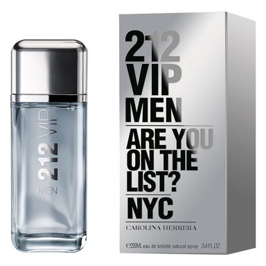 PERFUME CAROLINA HERRERA 212 VIP MEN HOMBRE EDT 200 ML - 2