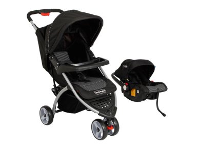 COCHE TRAVEL SYSTEM BEBEGLO RS1320 NEGRO - 1