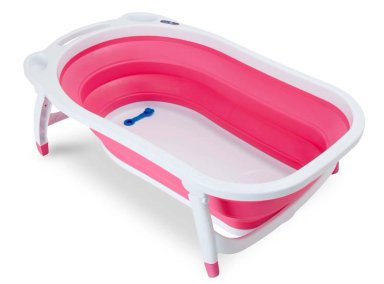 BAÑERA KIDSCOOL PLEGABLE ROSADO - 1