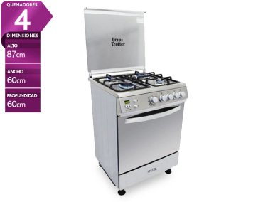 COCINA A GAS LICUADO URSUS TROTTER 4 PLATOS EURO 60 PRO GL - 1