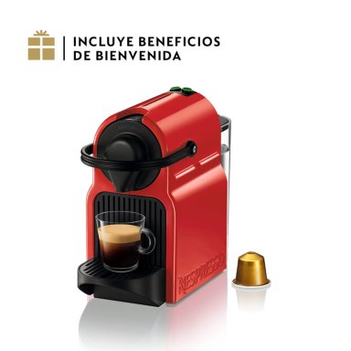 CAFETERA NESPRESSO CÁPSULA INISSIA C40 ROJO - 1