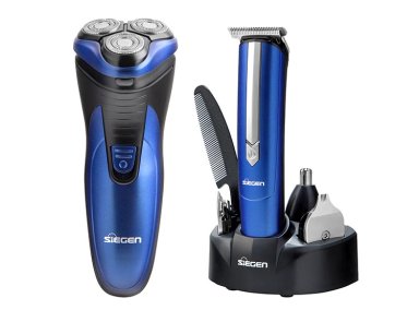 COMBO INALÁMBRICO SIEGEN SG-8440 AFEITADOR + MULTISTYLER  - 1