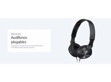 AUDÍFONOS SONY HEADSET PLEGABLES MDR.ZX310AP - 4