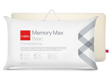 SET 2 ALMOHADAS ROSEN MEMORY MAX KING 80 X 42 CM BLANCO - 2