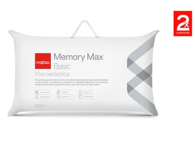 SET 2 ALMOHADAS ROSEN MEMORY MAX KING 80 X 42 CM BLANCO - 1