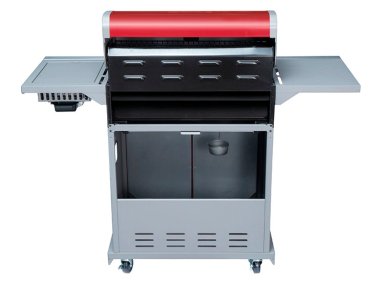 PARRILLA A GAS BBQ GRILL TEXAS 4 QUEMADORES + QUEMADOR LATERAL INFRARROJO BURDEO - 5