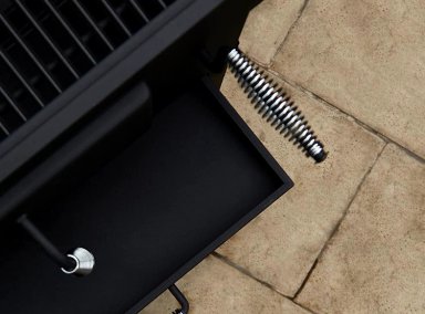 PARRILLA A CARBON BBQ GRILL TENESSE NEGRO - 3