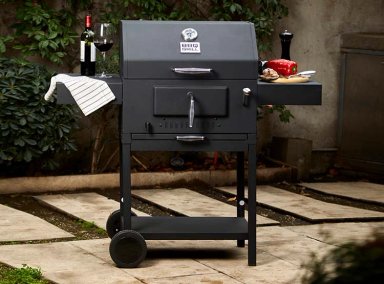 PARRILLA A CARBON BBQ GRILL TENESSE NEGRO - 8