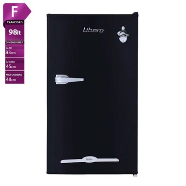 FRIGOBAR LIBERO LFB-90N 98L NEGRO - 1