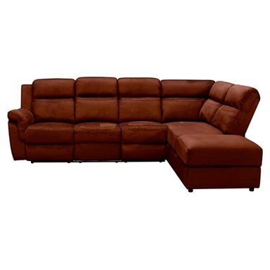 SOFÁ SECCIONAL RIPLEY HOME RECLINABLE MOON DERECHO CHOCOLATE - 2