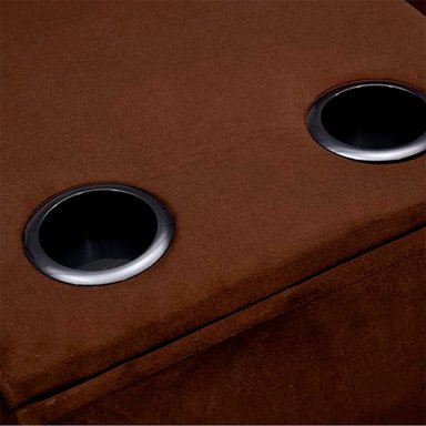 SOFÁ SECCIONAL RIPLEY HOME RECLINABLE MOON DERECHO CHOCOLATE - 7